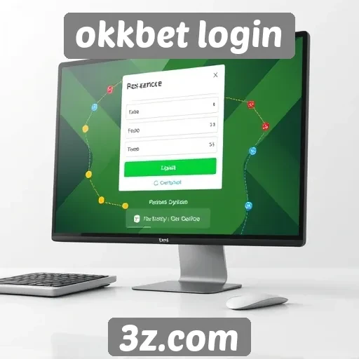 Análise da interface do site okkbet login